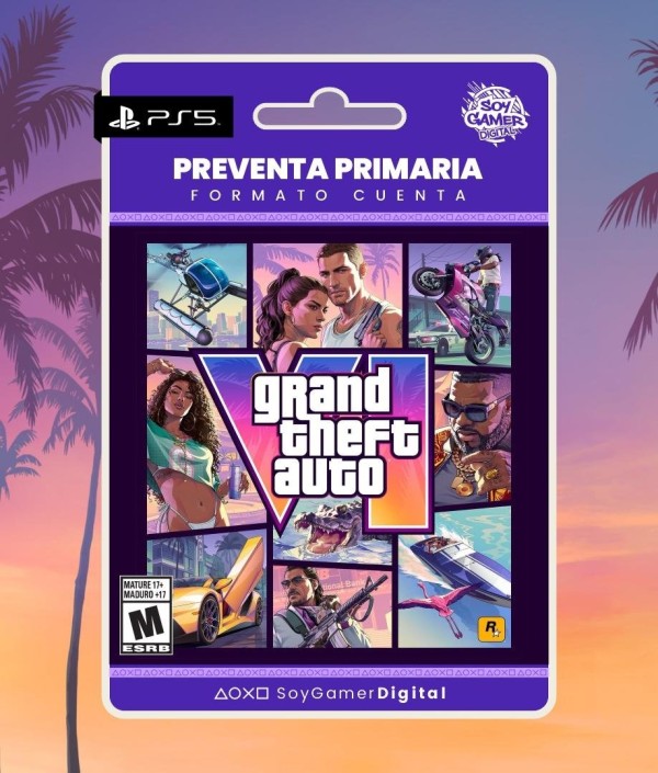 PREVENTA DIGITAL PRIMARIA GTA VI PS5 (LANZAMIENTO 19/11/26]