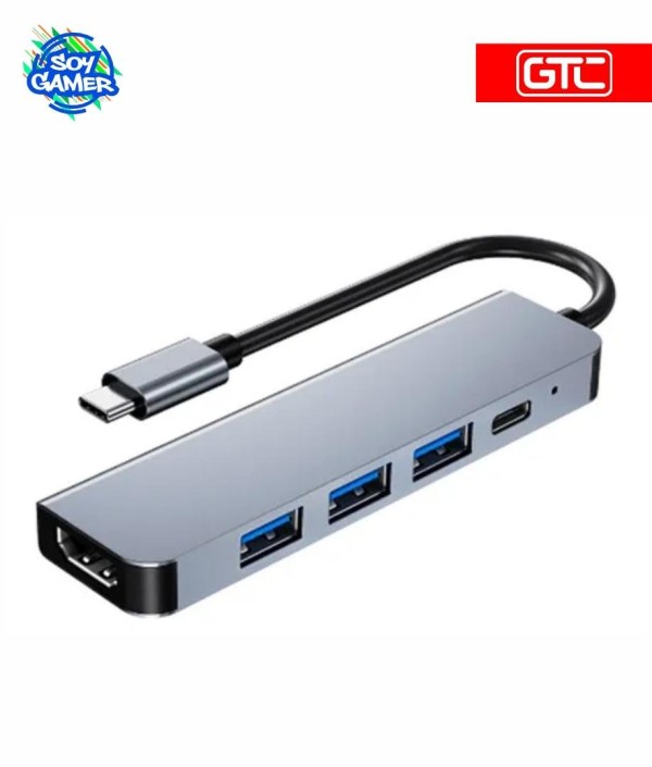 Hub 5 en 1 Tipo C USB HDMI GTC