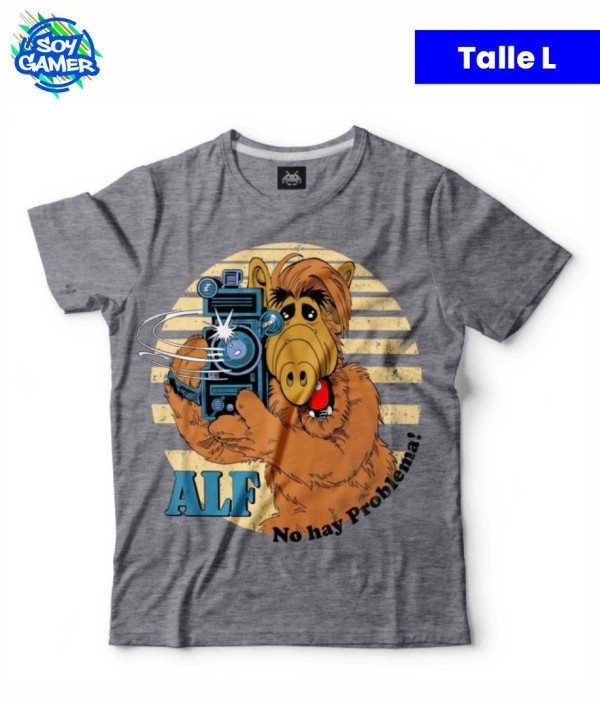Remera RU225 Alf Gris L
