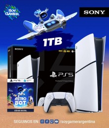 Consola Playstation 5 SLIM DIGITAL 1TB + Astro Bot (Voucher]