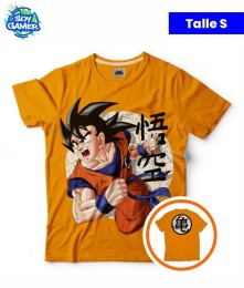 Remera RU281 Goku Naranja S