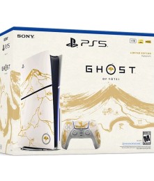Consola PS5 slim con lectora Edicion Ghost of Yotei + VOUCHER Ghost of Yotei