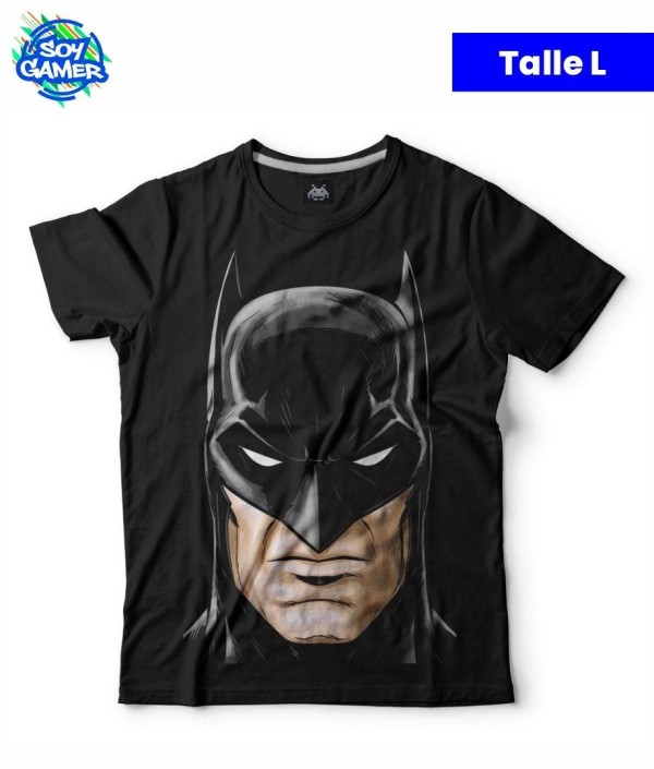 Remera RU184 Batman Cara Negra L