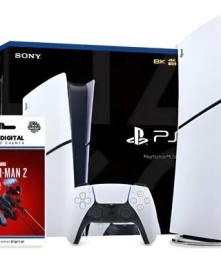 Consola Playstation 5 SLIM DIGITAL 825GB + Spiderman 2 (DIGITAL]