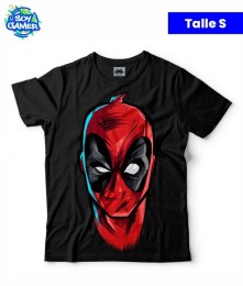 Remera RU228 Deadpool Cara Negra S