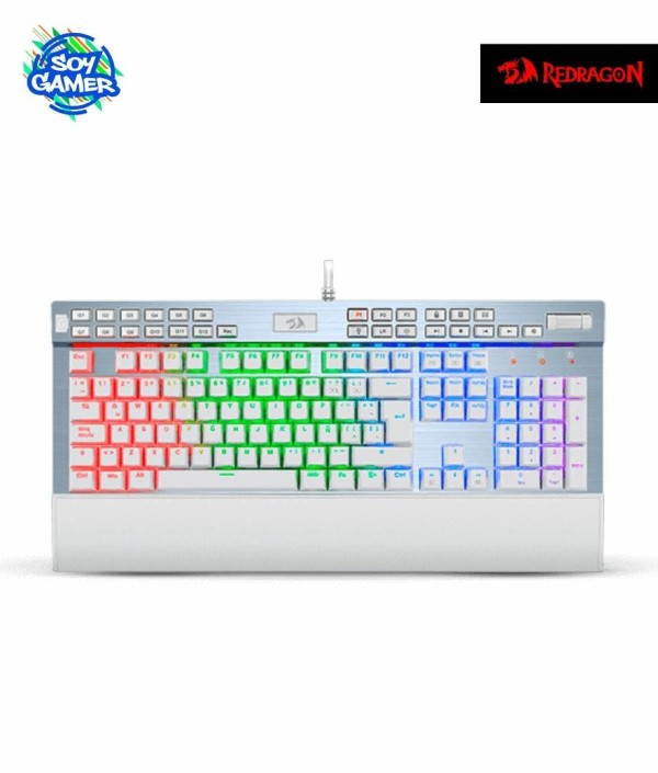 Teclado Redragon K550W Yama SP Switch Purple Blanco