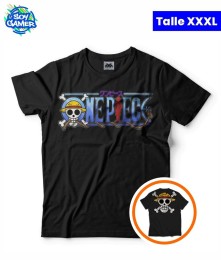Remera RU332 One Piece Negra XXXL
