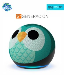 Alexa Echo Dot 5ta Gen Kids Buho