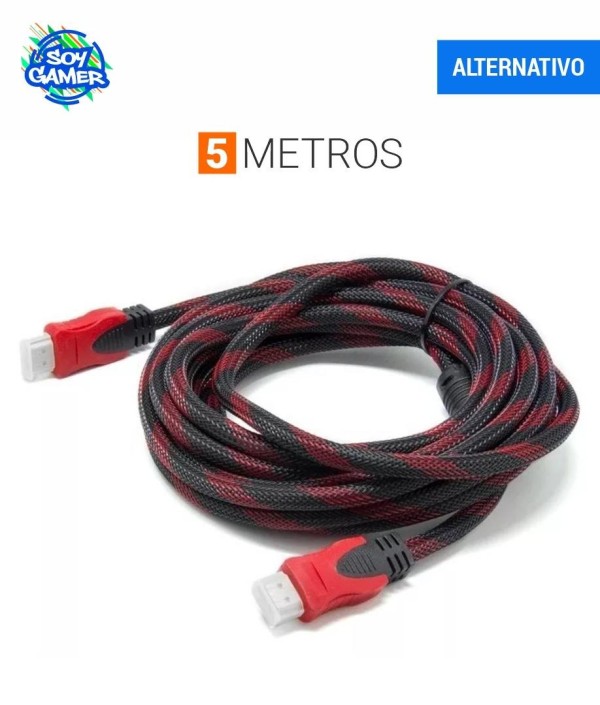 Cable HDMI Mallado Filtro 5mts