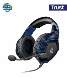 Headset Trust Forze GXT488 Azul Camuflado
