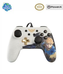 Joystick Zelda Negro y Blanco PowerA Switch