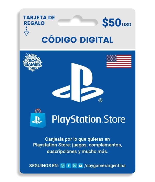 PSN 50 USD CUENTA USA PS4 - PS5