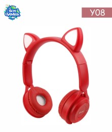 Headset Vincha BT Cat Rojo