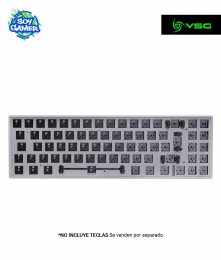 Teclado VSG Bellatrix Inalambrico 70% Blanco