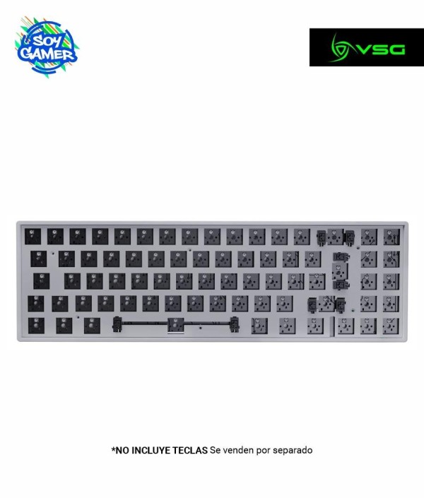 Teclado VSG Bellatrix Inalambrico 70% Blanco