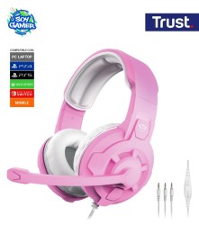 Headset Trust Radius Rosa