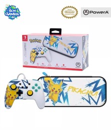 Combo Joystick PowerA + Funda Pokemon Switch