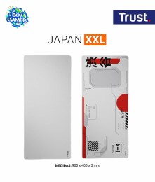 Mousepad Trust XXL Japan Blanco