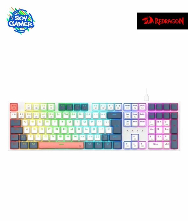 Teclado Redragon K668WBO Trundle RGB