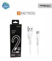 Cable Treqa USB a C 2mts
