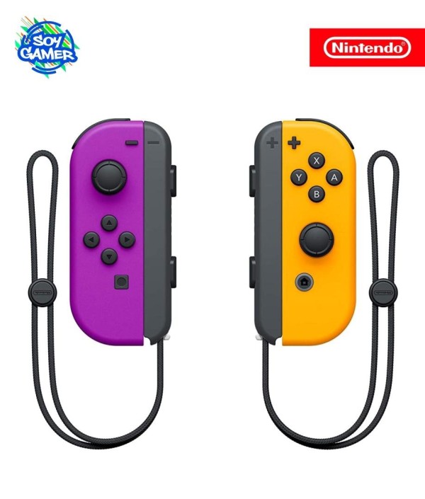 Joy Con Neon Naranja y Violeta Switch