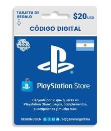 PSN 20 USD CUENTA ARGENTINA PS4 - PS5