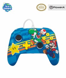 Joystick Super Mario Yoshi Azul PowerA Switch