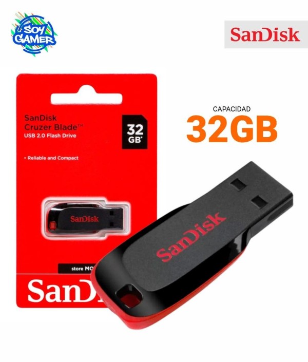Pendrive Cruzer Blade 32GB Sandisk