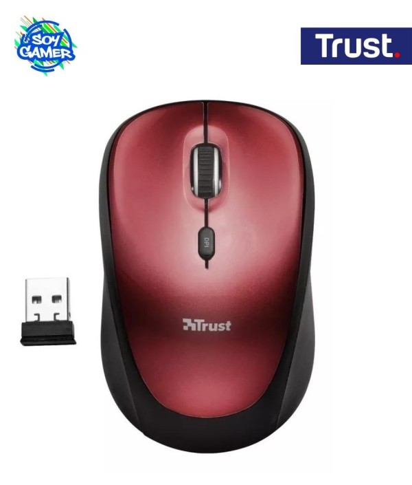 Mouse Trust Yvi Wireless Rojo