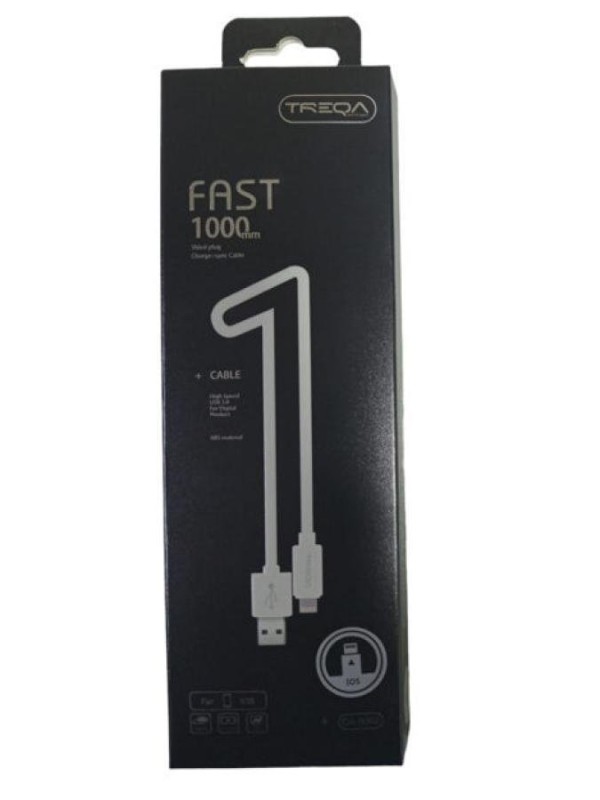 Cable Treqa USB a C 1mts