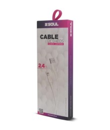 Cable Cargador Soul USB a Lightning Iphone 2 Mts
