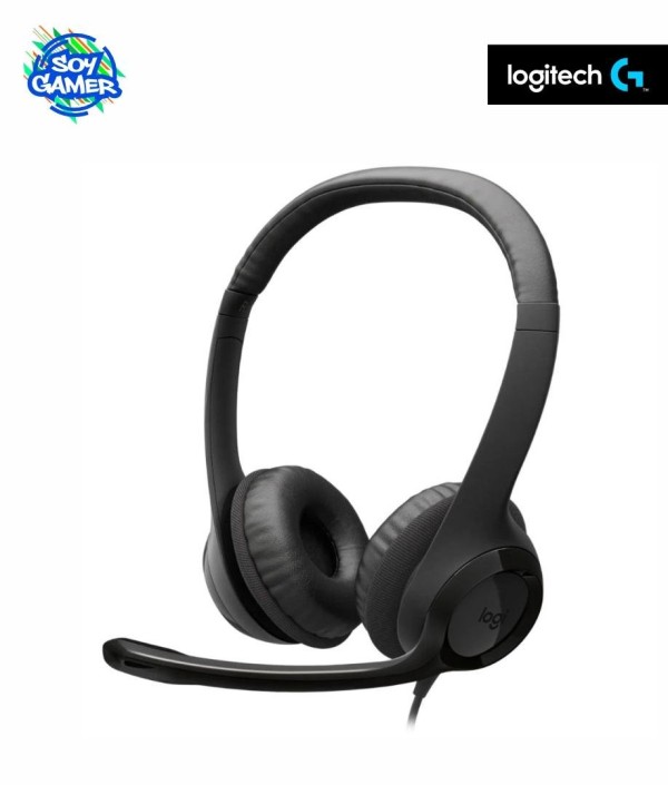 Headset Logitech H390 Negro