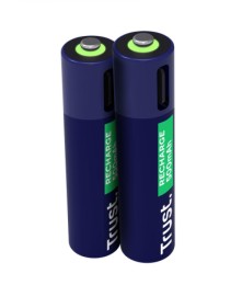 Pila Recargable Trust Triple A Blister x2