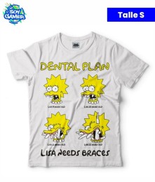 Remera RU285 Lisa Plan Dental Blanca S