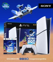 Consola Playstation 5 SLIM DIGITAL 1TB + Astro Bot (Voucher]