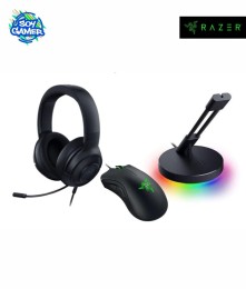 Combo Razer Game On Bundle Headset + Mouse + Bungee