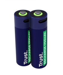 Pila Recargable Trust Doble A Blister x2