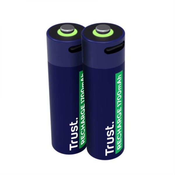 Pila Recargable Trust Doble A Blister x2