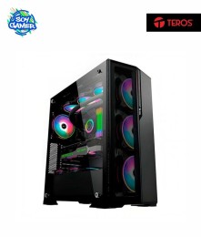 Gabinete Teros TE 1175N Gaming Mid Tower 4 Fans ARGB s/Fuente