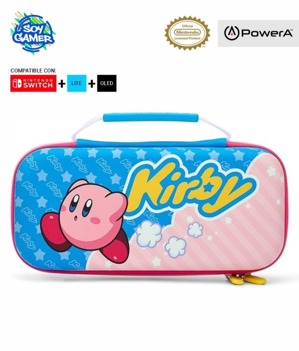 Funda PowerA Kirby Rosa y Celeste