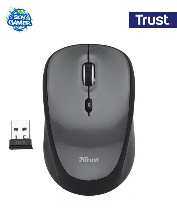 Mouse Trust Yvi Wireless Negro