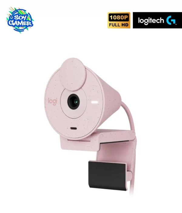 Camara Web Logitech Brio 300 Rosa