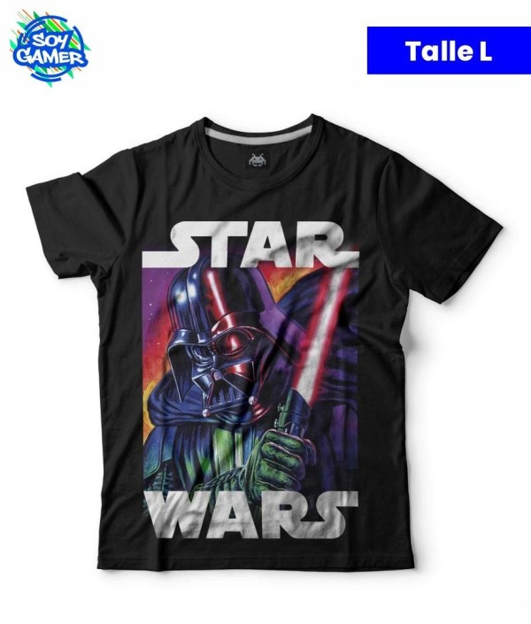 Remera RU198 Star Wars Negra L