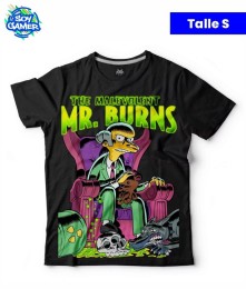 Remera RU317 Mr. Burns Negra S