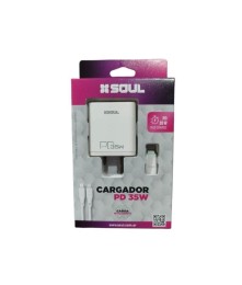 Cargador Viajero Soul Tipo C PD 35W