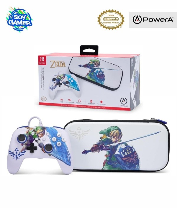 Combo Joystick PowerA + Funda Zelda Switch