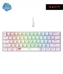 Teclado GTC Havit KB903 Mecanico RGB Transparente