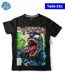 Remera RU231 Venom Negra XXL