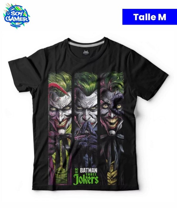 Remera RU273 Jocker x3 Negra M