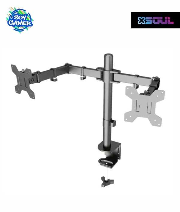 Soporte Soul Monitor p/Escritorio Brazo Doble